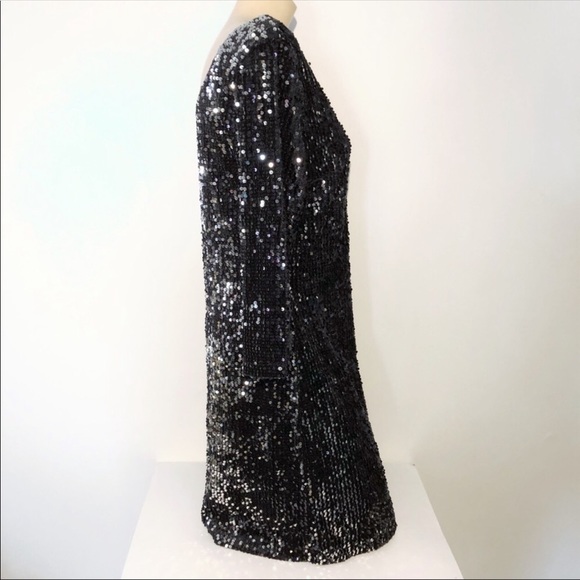 CHARLIE PAIGE SHIMMERY SEQUIN DRESS - Picture 5 of 7